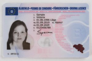 Belgian Driver's License Front
