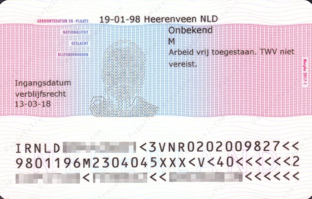 Netherlands Residence Permit for Sale - Darknet Documents