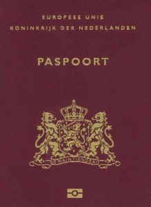 Dutch Passport cover