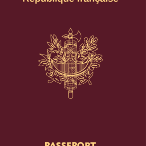 French Passport Cover page