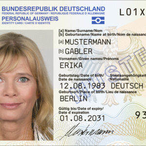 German ID card for sale online