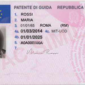 Italian Driver's License