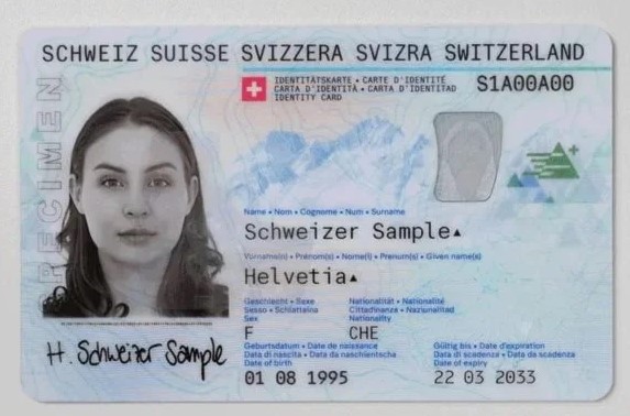 Swiss ID Card for sale online on the dark web
